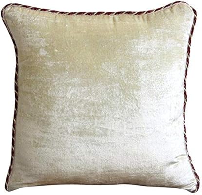Designer 55 X55 Throw Pillow Cover Pearl Ivory Cushions Cover