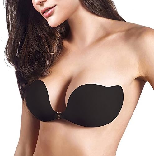 JUST BEHAVIOR Adhesive Bra Strapless Backless Bra Invisible Bra Push Up Bra Silicone Bra for Women
