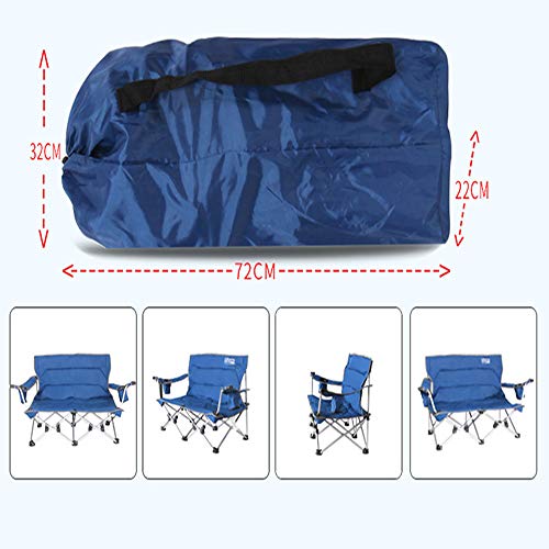 Panjianlin Angelstühle Folding Breathable Ineinander greifen Aluminium Camping Fischen Gartenstuhl Tragbarer… – Bild 7