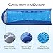 SEMOO Envelope Sleeping Bag - Lightweight Portable, Water Resistant, Comfort with Compression Sack Temp Rating 23F/-5C - Great for 3 Season Traveling,Backpacking, Camping, Hiking