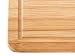 Classic Bamboo Extra Large Bamboo Cutting Board with Drip Groove on Top Side