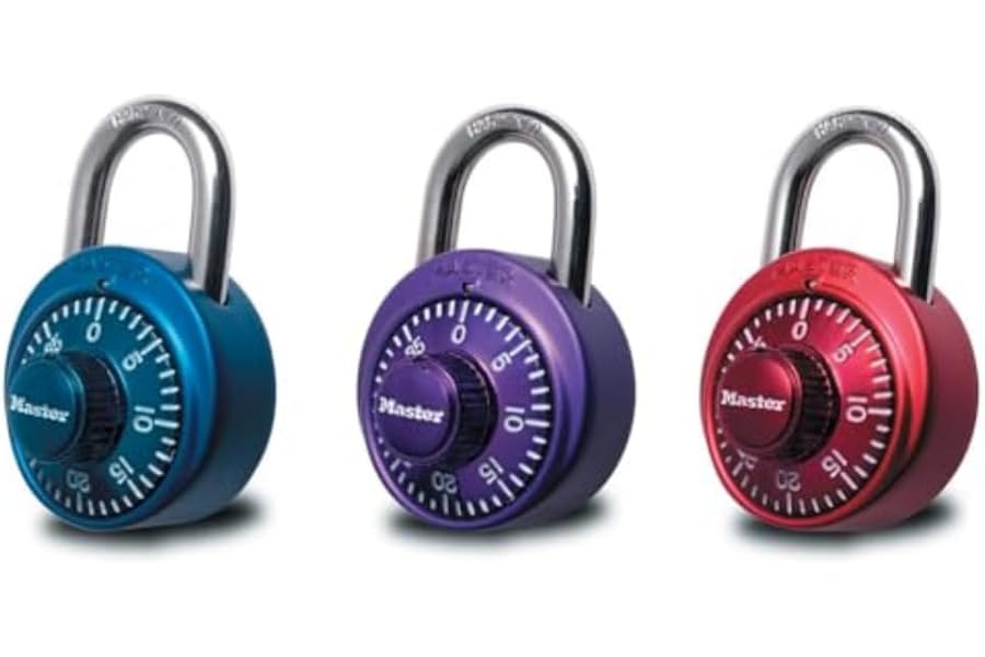 Master Lock Combination Padlock, Locker Lock, for Gym and School 1530DCM | Resettable Combination Padlock For Gym Lockers, Gates, Sheds, Cabinets, Storage, and School Use
