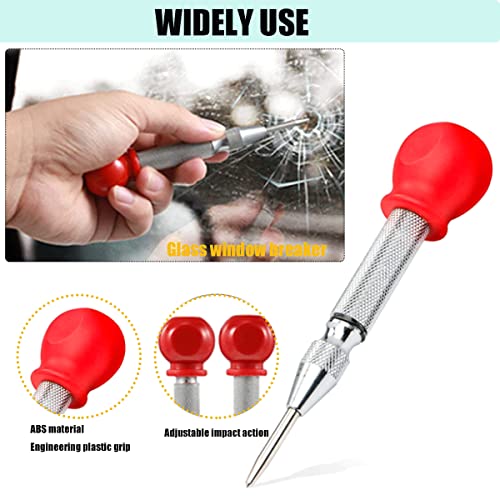 9 Pack Mechanical Carpenter Pencils Set with Automatic Center Punch