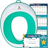 Potty Training Seat for Boys and Girls | Toddler Potty Ring | Fits Round and Oval Toilets | FREE Folding Toilet Training Chart, Kids Toilet Training Essentials eBook | Gift Box