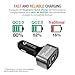 Trianium Quick Charge 3.0 USB Type-C 63W 2-Port USB Car Charger for MacBook Pro,Chromebook,Galaxy s9 s8 Edge Plus,Note 9 8,LG G7 G6,HTC 10 8 Max,Pixel 2 XL,Nexus,iPhone XR XS X,iPad [PD Chipset-ENBL]