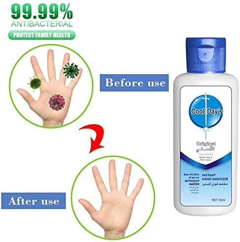 50ml Disposable Hand Disinfectant Gel, Hand Disinfectant Rinse-Free No Clean Hand Gel Hand Wash Soap for Children and Adults, Hand Disinfectant Gel Travel Size Kit