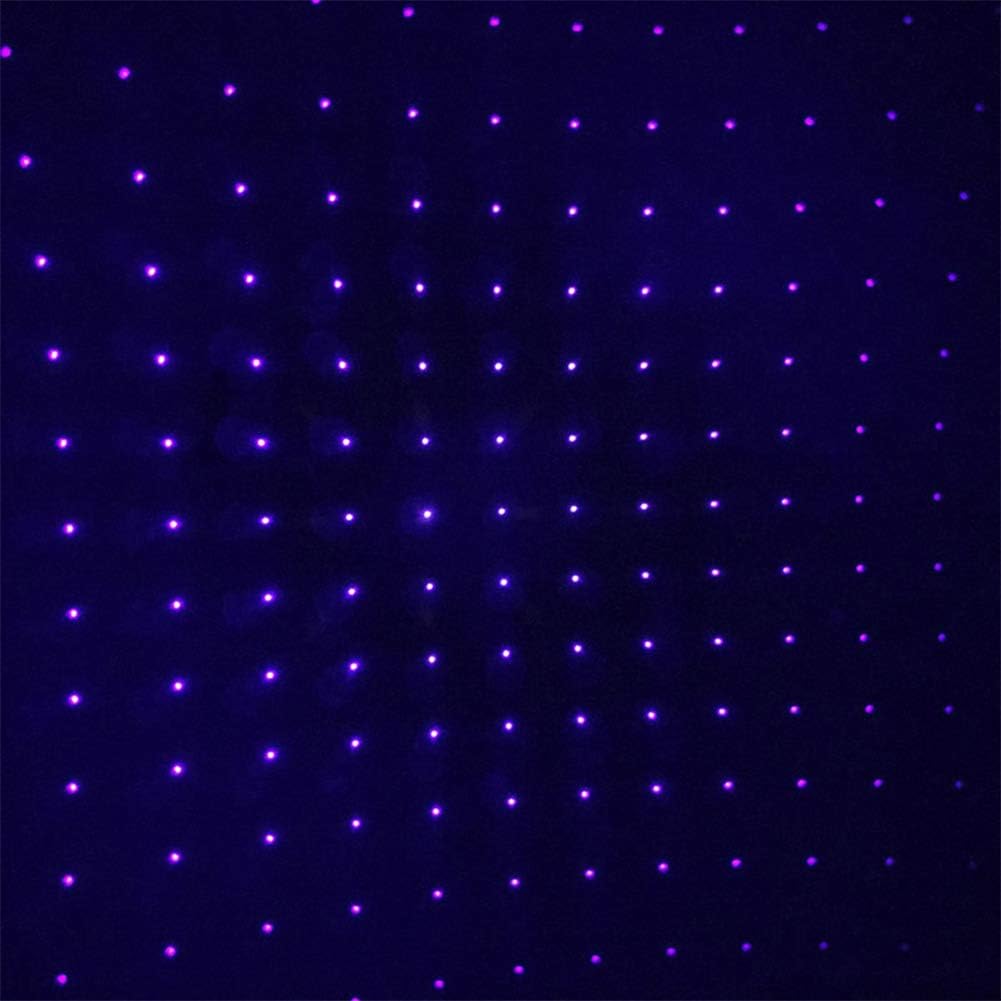 Romantic USB Night Light, Auto Roof Star Projector Lights, Adjustable Multiple Modes Light with USB Port, Portable Atmosphere Decorations Star Light for Car, Party, Camping, Ceiling etc - Purple