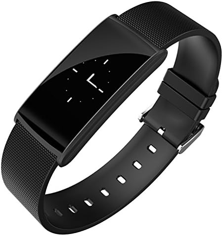 Fitness Tracker,WFCL Waterproof OLED Touch Screen Smart Watch,Heart Rate Monitor Pedometer Blood pressure Monitoring Calorie Sleep Monitor For Function,for IOS Android(Black)