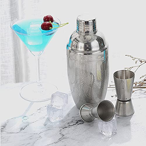 Cocktail Shaker Set 16 Teilig Aus Edelstahl Mit Holzständer-Basis-Shaker-Getränkemischer-Set Bar-Set-Werkzeug – Bild 4