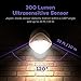Motion Spotlight, VAVA 300 Lumens Motion Sensor Light, IP65 Waterproof Outdoor Lights with Japan-made Sensor, Fully Adjustable Head, Battery Operated, Security Lights for Wall, Garden and Driveway