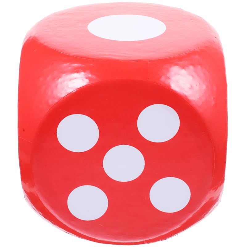 Yardwe Giant Foam Dice 7.9 Inch Large Six-Sided Dice Toy for Party Games Raffles Family Gatherings Travel and Game Accessories