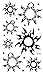Supperb® Mix Tribal Temporary Tattoos (Tribal 5-pack)