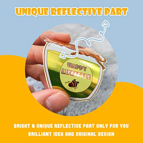 150pcs Clear Stickers Pack, 50 Transparent Stickers for Laptop + 100pcs Mini Stickers, Cute Small Stickers for Water Bottles, Reflective Trendy Decals for Scrapbook, Tenns, Adults