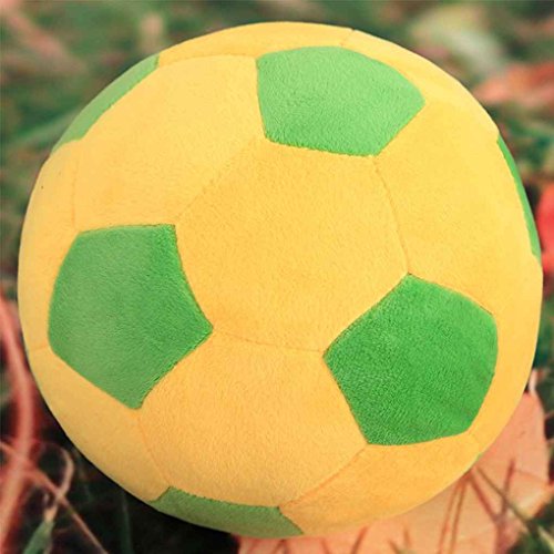 Xuanhemen Cartoon Soccer Ball Pillow Stuffed Plush Baby Football Soccer Sports Toy Gift for Toddler Kids Adults