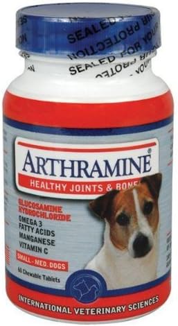 Arthramine Chewable - Small and Medium Breed - 60 tabs