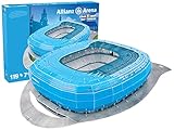 Allianz Arena 1860 Munich (Blue) Stadium 3D Jigsaw Puzzle