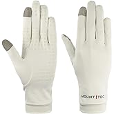 MOUNT TEC UV Protection Gloves Men's Women's Finger Tip Touchscreen Gloves UPF 50+ Sun Protective Glove for Cycling Fishing Running Hiking Boating Garden Safari Outdoor Activitie