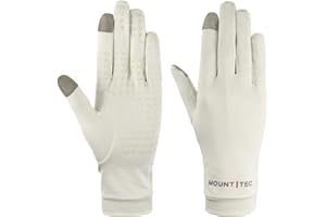 MOUNT TEC UV Protection Gloves Men's Women's Finger Tip Touchscreen Gloves UPF 50+ Sun Protective Glove for Cycling Fishing Running Hiking Boating Garden Safari Outdoor Activitie