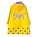 Vinaka Children Kid's Waterproof Cartoon Raincoat Pullover Lightweight