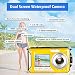 Waterproof Camera Underwater Camera Full HD 2.7K 48 MP Camera Selfie Dual Screens Point and Shoot Camera Selfie Dual Screen Waterproof Camera for Snorkeling (806DY)thumb 1