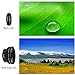 Phone Camera Lens 0.45X Wide Angle Lens and 15X Macro Lens for iPhone X 8/7/6/5,iPad Android Smartphone Mobile Phone (Black)
