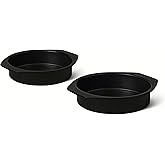 鶹 Basics Nonstick Round Cake Pan, Dishwasher and Oven-Safe, 22.8 cm., Set of 2