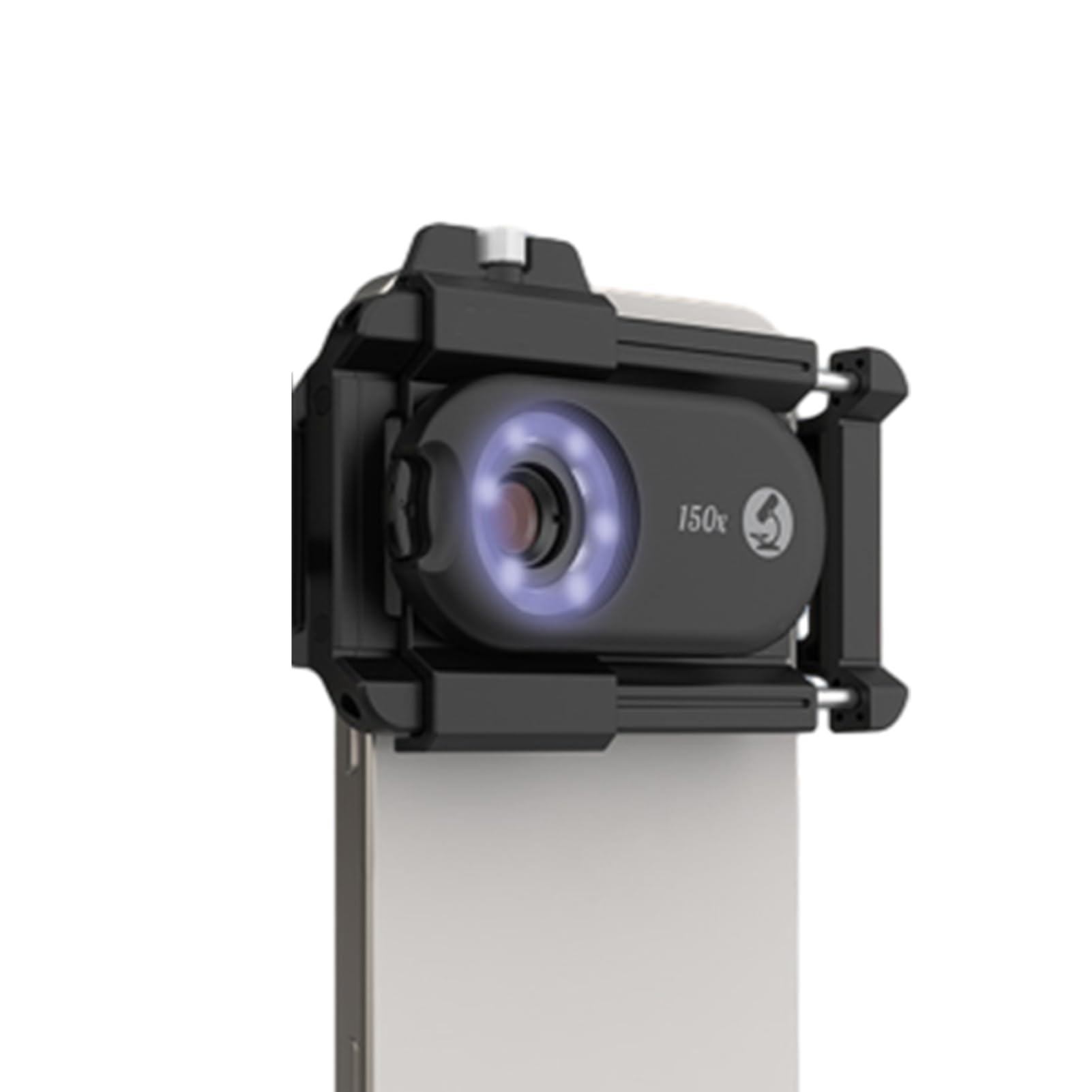 Phone Macro Lens with LED Light and CPL Filter, Nano Zoom Phone Microscope, Quick Release Cell Phone Lens Attachment, for Android, IOS Phone (100X)