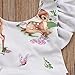 Lanhui Toddler Baby Girl Clothes Deer Romper Headband 2Pcs Set Outfit (Beige, 12M)