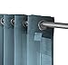 HLC.ME 2 Piece Semi-Sheer Voile Window Curtain Grommet Panels for Bedroom & Kitchen (54