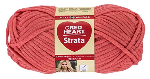 Red Heart Strata E850.2570 Yarn, Coral