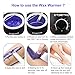 Wax Warmer DTOETKD Waxing Hair Removal Kit with 4 Wax Beans+20 Wax Applicator Sticks+4 Small Bowls