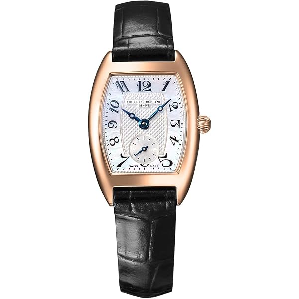 Frederique Constant Ladies\' Swiss Made Art Deco Diamond Watch & Leather Strap Ladies main image 2