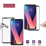 LG V30 Full Screen Coverage Tempered Glass Screen Protector, Ultra-Clear Premium/Anti-Scratch/Shatterproof/Anti-Fingerprint/Bubble Free/LCD HD High Definition For LG V30