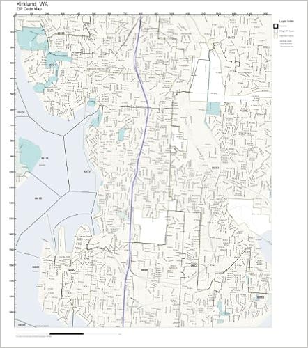 Kirkland Zip Code Map Zip Code Wall Map Of Kirkland, Wa Zip Code Map Laminated: Amazon.com:  Office Products