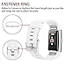 POY Replacement Bands Compatible for Fitbit Charge 2, Classic & Special Edition Sport Wristbands, Small White, 1PC