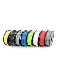 eforink 3d filamento pla 7 colores opcional bobina de 2.2 pound 1,75 mm. Dimensional precisión ± 0.1 foot, Verde