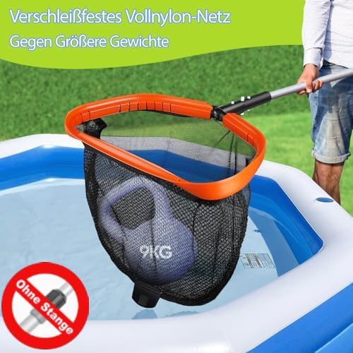 KGC Pool Net with Aluminium Pole 3 m