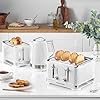 Russell-Hobbs-28090-Structure-Toaster-2-Slice-Contemporary-Design-Featuring-Lift-and-Look-with-Frozen-Cancel-and-Reheat-Settings-White Russell Hobbs 28090 Structure Toaster, 2 Slice - Contemporary Design Featuring Lift and Look with Frozen, Cancel and…