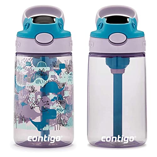 Contigo Aubrey Kids Cleanable Water Bottle with Silicone Straw and