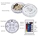 KINGWILL LED Submersible Lights, 16 Colors Changing Underwater Lights, Battery Powered Pond Lights with IR Remote Controller, Waterproof Light for Hot Tub, Fountain, Pond, Fish Tank, Aquarium, 2 Packs