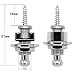 Anwenk Premium Guitar Strap Locks and Buttons Security Quick Release Straplocks Strap Retainer System Nickel (Pack of 2)