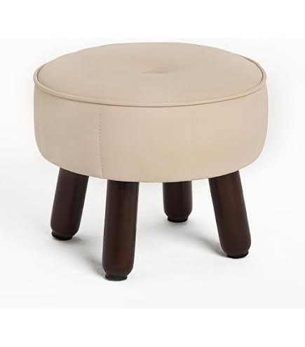 Amazon.com: Katzowen Footstool Sofa Stool Ottoman Solid Wood