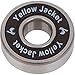 Yellow Jacket Premium Inline Skate Bearings, Roller Skate Bearings, 608, ABEC 11, Black Mamba (Pack of 16)