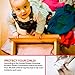 Just Smile MONA Premium Children Anti Tip Furniture Wall Straps, TV Strong Hold Anchor, Earthquake Childproof Safety Tether, Easy to Install, (8 Pack, 4 Black, 4 White)
