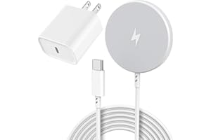 DAZANA [Apple MFi Certified]Magnetic Wireless Charger Apple Mag Safe Charger,15W 6FT Fast Wireless Charging Pad for Apple iPhone 16 Pro Max/16 Pro/16 Plus/15 Pro Max/14/13/12/AirPods3/2/Pro/Pro2,Charging Pad