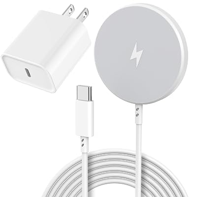 [Apple MFi Certified]Magnetic Wireless Charger Apple Mag Safe Charger,15W 6FT Fast Wireless Charging Pad for Apple iPhone 16 Pro Max/16 Pro/16 Plus/15 Pro Max/14/13/12/AirPods3/2/Pro/Pro2,Charging Pad