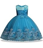 Dress for Little Girls 7-8 Short Bridesmaid Flower