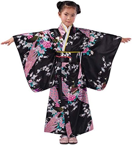 Toddler Kids Baby Girls Outfits Clothes Kimono Robe Japanese Traditional Costume