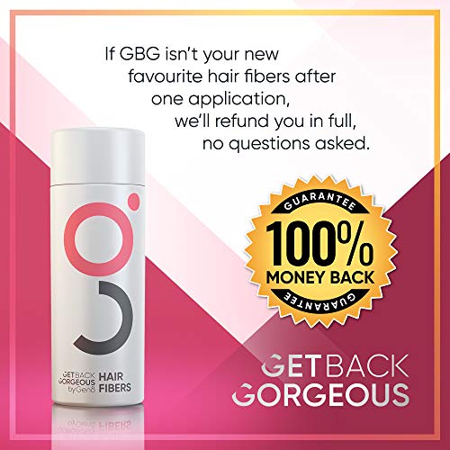 Get Back Gorgeous Womens Hair Fibers for Thinning Hair & Bald Spots - Electrostatically Charged for Instantly Thick, Full, Shiny Hair in 30 Seconds -25g (Medium Brown) - Thumbnail 5