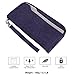 ZOPPEN Passport Holder Family Women/Men, Travel Wallet RFID Passport Wallet Travel Essentials Documents Organizer Zipper Case with Removable Wristlet Strap, Purple